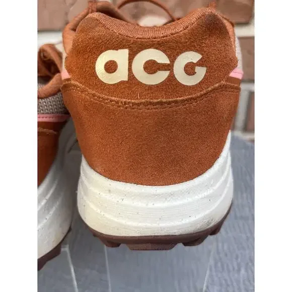 Men's Nike ACG Lowcate Dark Russet Trail Athletic Sneaker Size 14